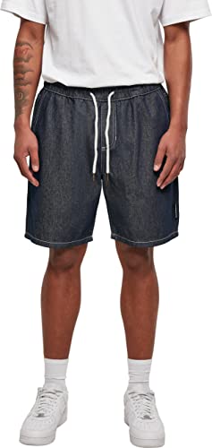 Southpole Men's SP218-Southpole Denim Shorts, darkblue Washed, XL von Southpole