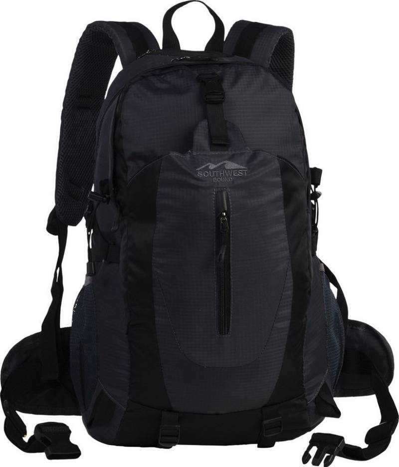 Southwest Bound Rucksack Southwest Wanderrucksack Polyester, Herren Wanderrucksack Polyester, schwarz ca. 20cm hoch von Southwest Bound
