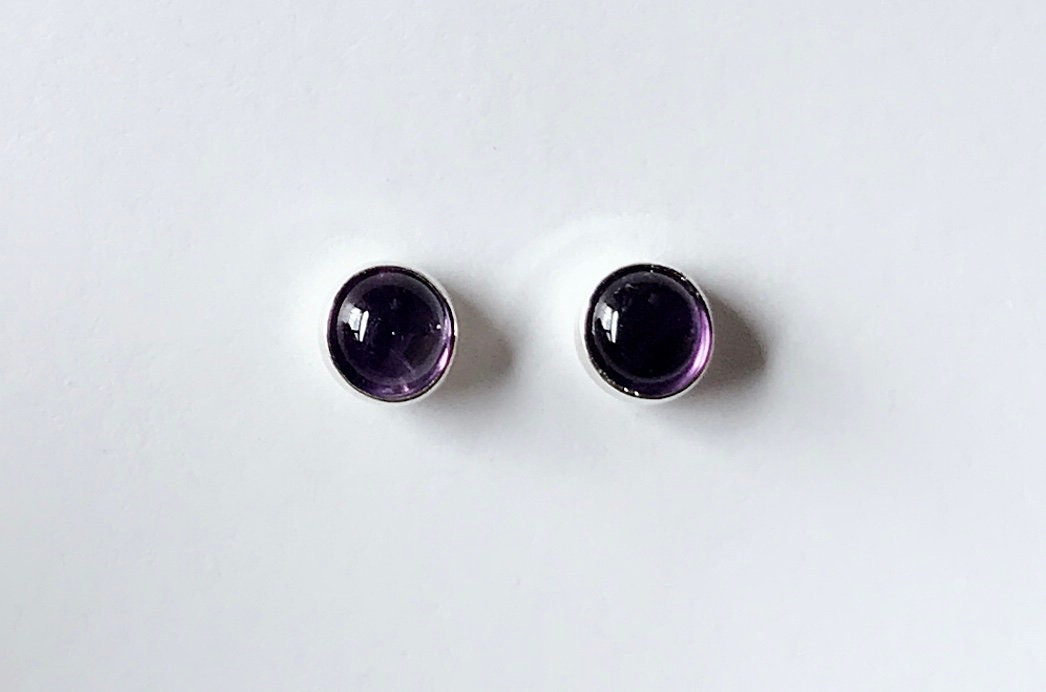 Amethyst Ohrstecker Sterling Silber 4mm, 6mm Amethyst Ohrstecker Sterling Silber 4mm, 6mm von SouthwestTQ