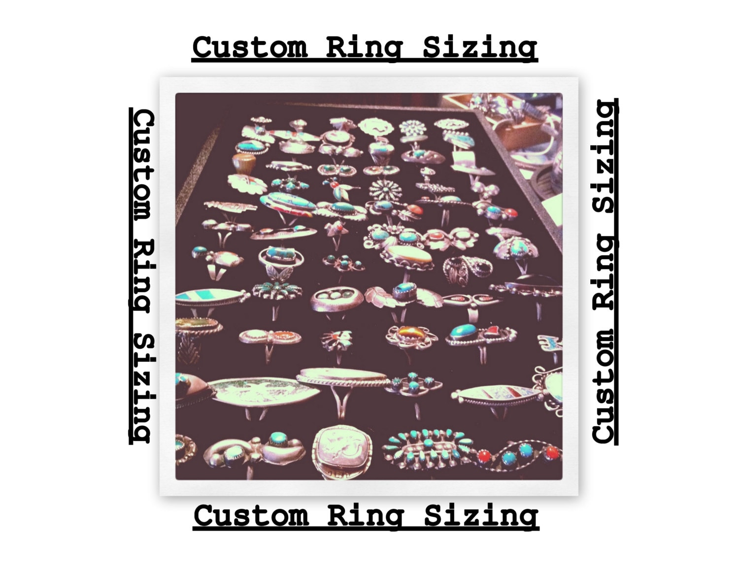 Benutzerdefinierte Größe Sterling Silber Ring Benutzerdefinierte Größe Sterling Silber Ring von SouthwestVintage