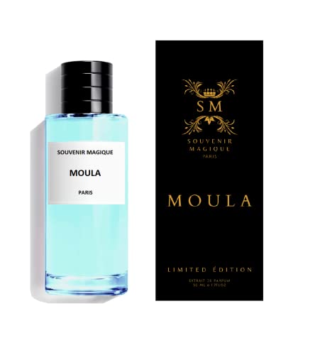 Souvenir Magique – Duft Moula – Parfüm-Extrakt – 50 ml – 24 Stunden Halt – Duft für Damen und Herren – Geschenkidee – hergestellt in Frankreich (Blumen) von Souvenir Magique