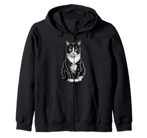 Majestic Smoking Cat Art Katzenliebhaber Männer Frauen Kinder Kapuzenjacke von Souvenir Shirt