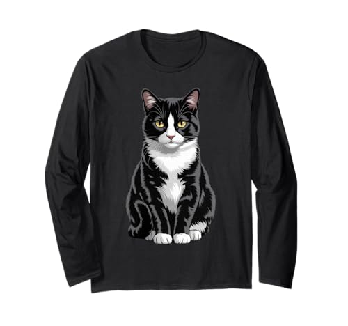 Majestic Smoking Cat Art Katzenliebhaber Männer Frauen Kinder Langarmshirt Majestic Smoking Cat Art Katzenliebhaber Männer Frauen Kinder Langarmshirt von Souvenir Shirt