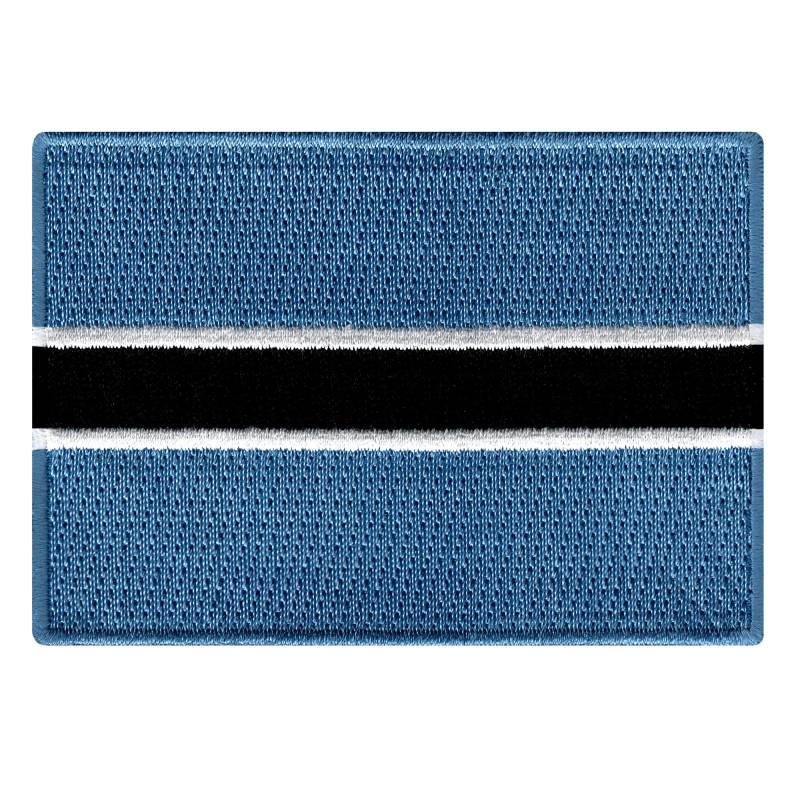 Botswana Flagge Patch Gestickte Aufbügler | 3.5x2.5-Inches von SouvenirPatch