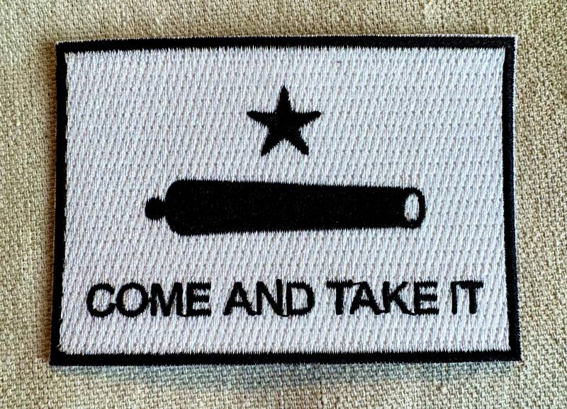 Come & Take It Flagge Patch Bügelbild Gestickte Applikation Texas Revolution Gonzales von SouvenirPatch