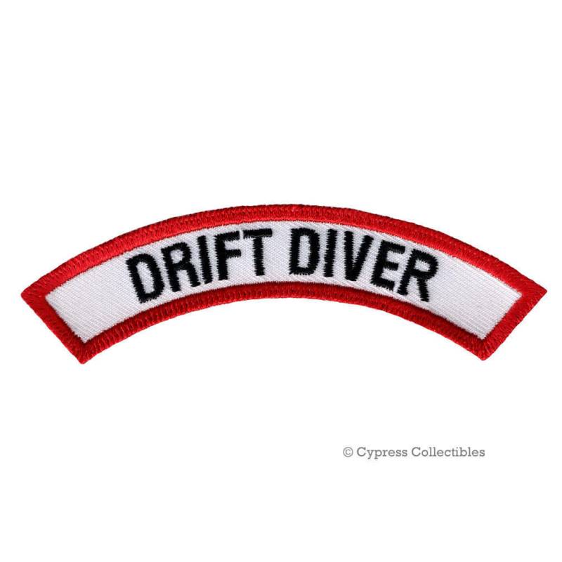 Drift Diver Zertifizierung Chevron Patch Scuba Diving Erfahrung Bügelbild Gestickte Applikation Emblem von SouvenirPatch