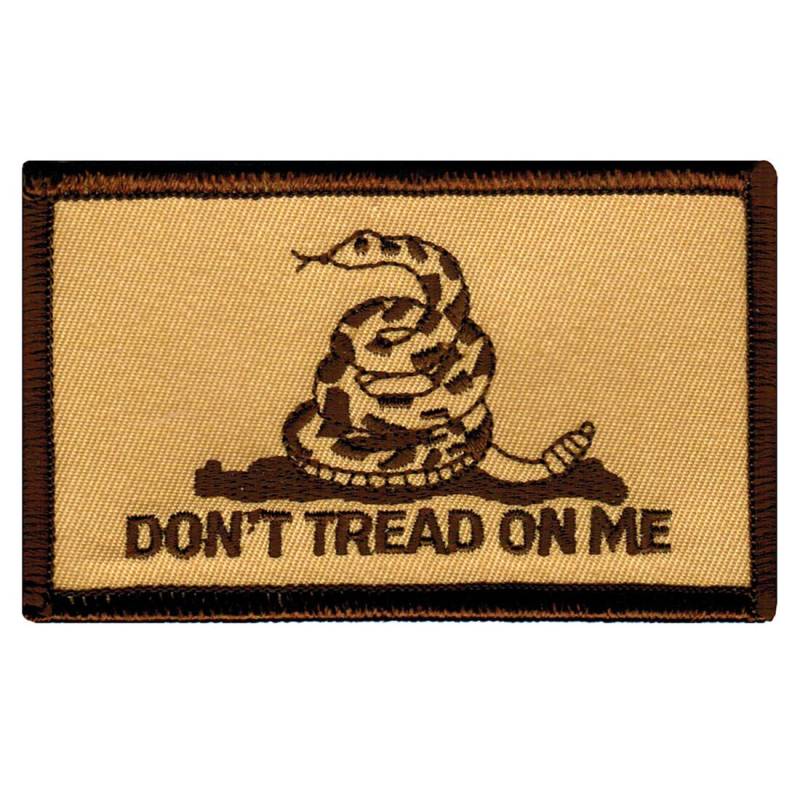 Gadsden Flagge Camo Tan Patch Don't Tread On Me Gestickte Aufbügler von SouvenirPatch