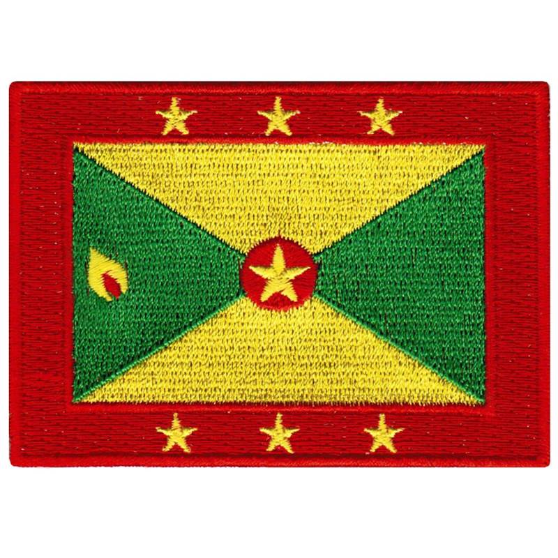 Grenada Flagge Patch Gestickte Aufbügler | 3.5x2.5-Inches von SouvenirPatch