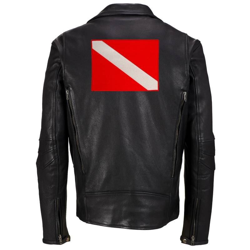 Große Taucher Flagge Patch Scuba Diving Gesticktes Bügelbild Emblem von SouvenirPatch
