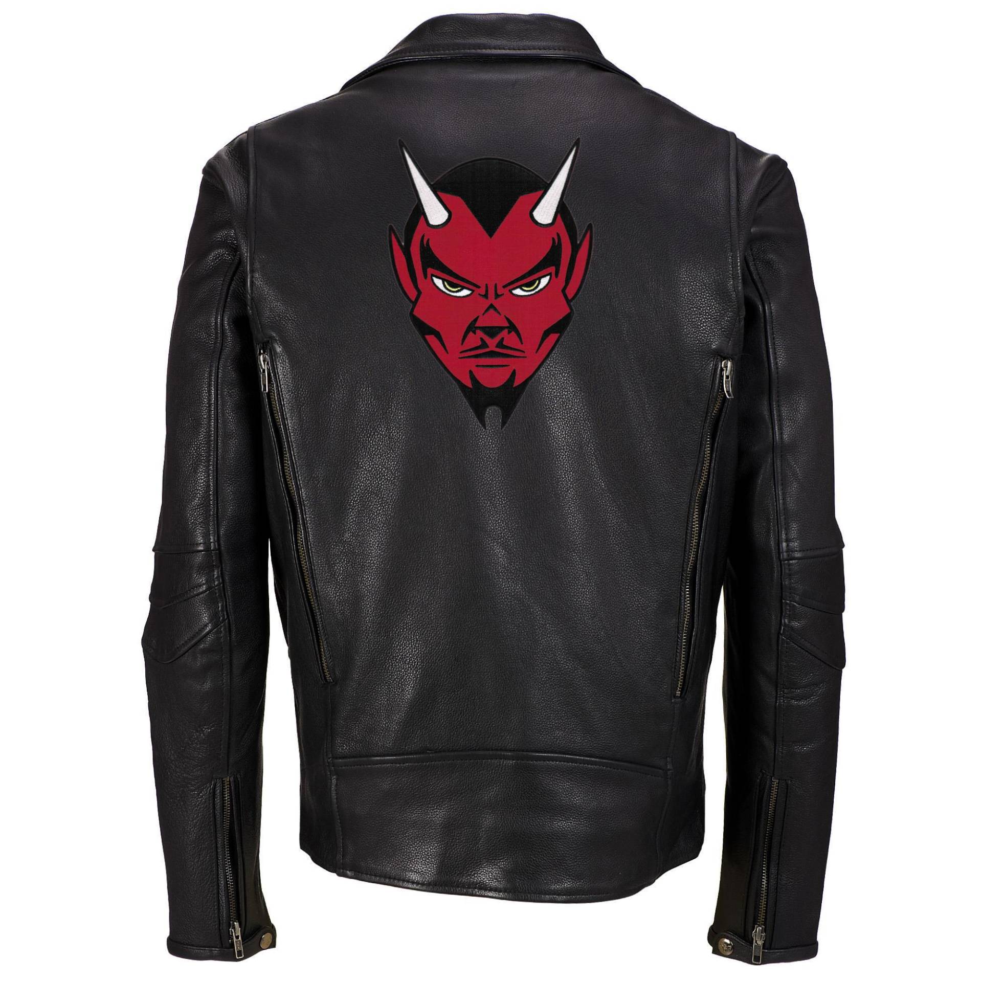 Großer Roter Teufel Aufnäher Gestickte Aufnäher, Biker Satan Symbol von SouvenirPatch