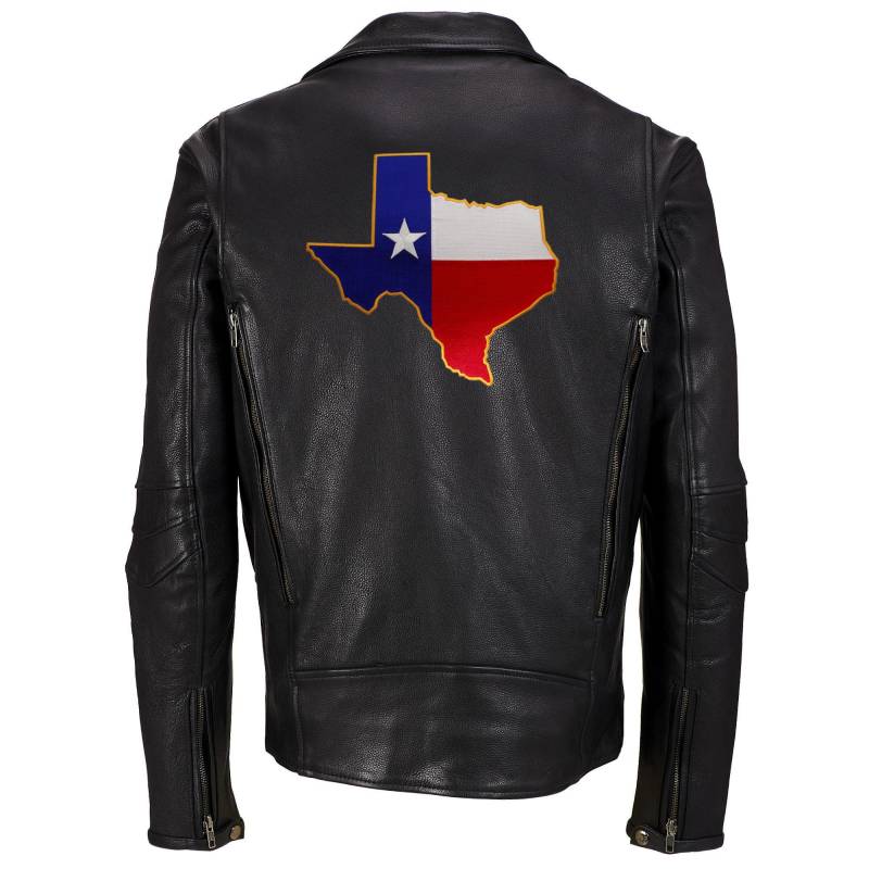 Großer Texas State Flaggen-Patch Aufbügelbare Applikation | 25x25cm von SouvenirPatch