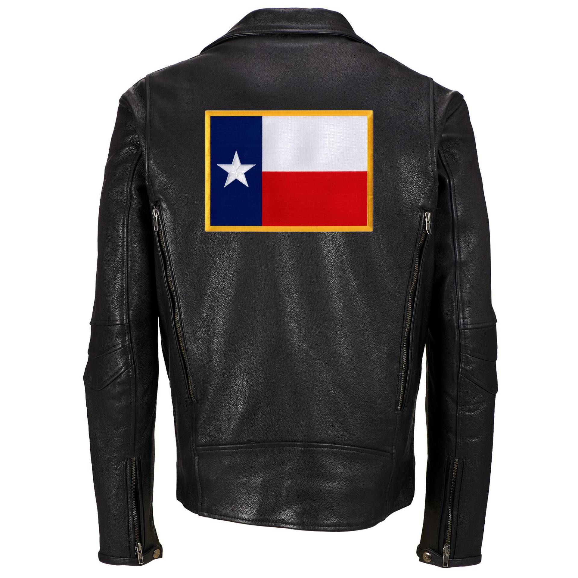 Großer Texas State Flaggen-Patch Gestickte Aufnäher | 28 cm von SouvenirPatch