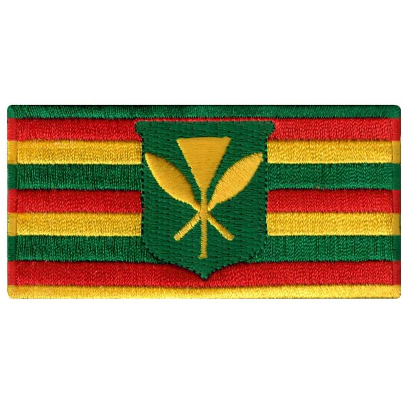 Hawaii Kanaka Maoli State Flagge Patch Gestickte Aufbügler | 3.5x2.5-Inches von SouvenirPatch