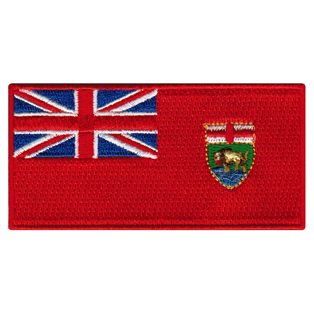 Manitoba Flagge Patch Gestickte Aufbügler | 3.5x4.1.75-Inches von SouvenirPatch