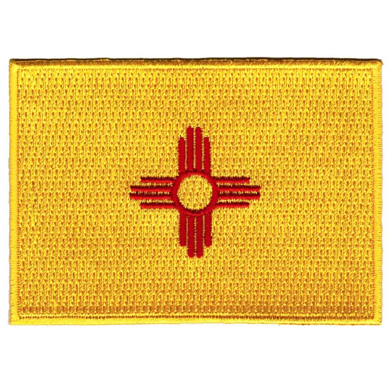 New Mexico Flagge Patch Gestickte Aufbügler | 3.5x2.5-Inches New Mexico Flagge Patch Gestickte Aufbügler | 3.5x2.5-Inches von SouvenirPatch