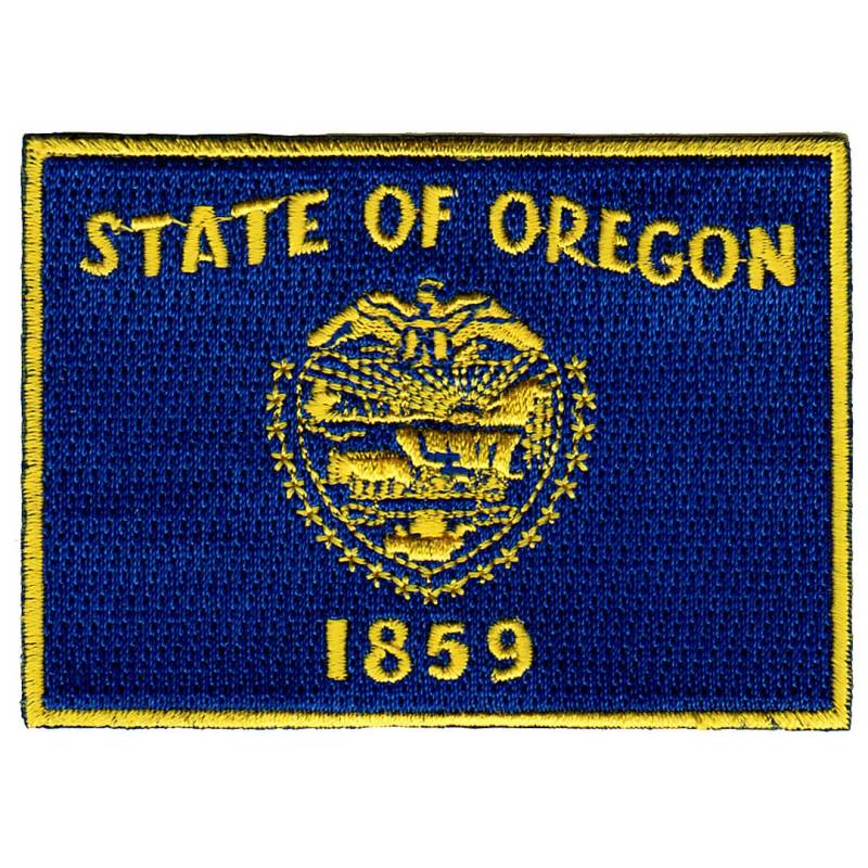 Oregon State Flagge Patch Gestickte Aufbügler | 3.5x2.5-Inches von SouvenirPatch