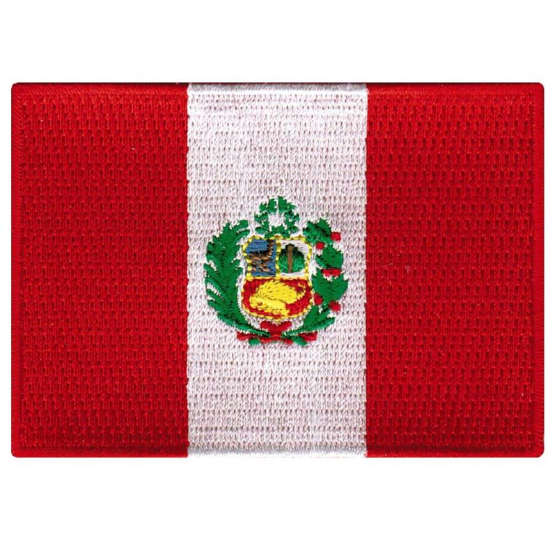 Peru Flagge Patch Gestickte Aufbügler | 3.5x2.5-Inches von SouvenirPatch