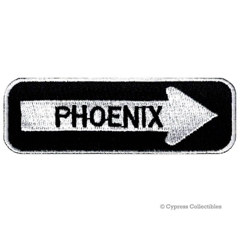 Phoenix Straßenschild Aufnäher Gesticktes One Way Roadway Emblem von SouvenirPatch