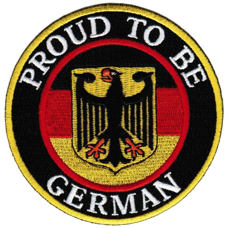 Proud To Be German Patch Gestickte Applikation Deutschland Flagge Biker von SouvenirPatch