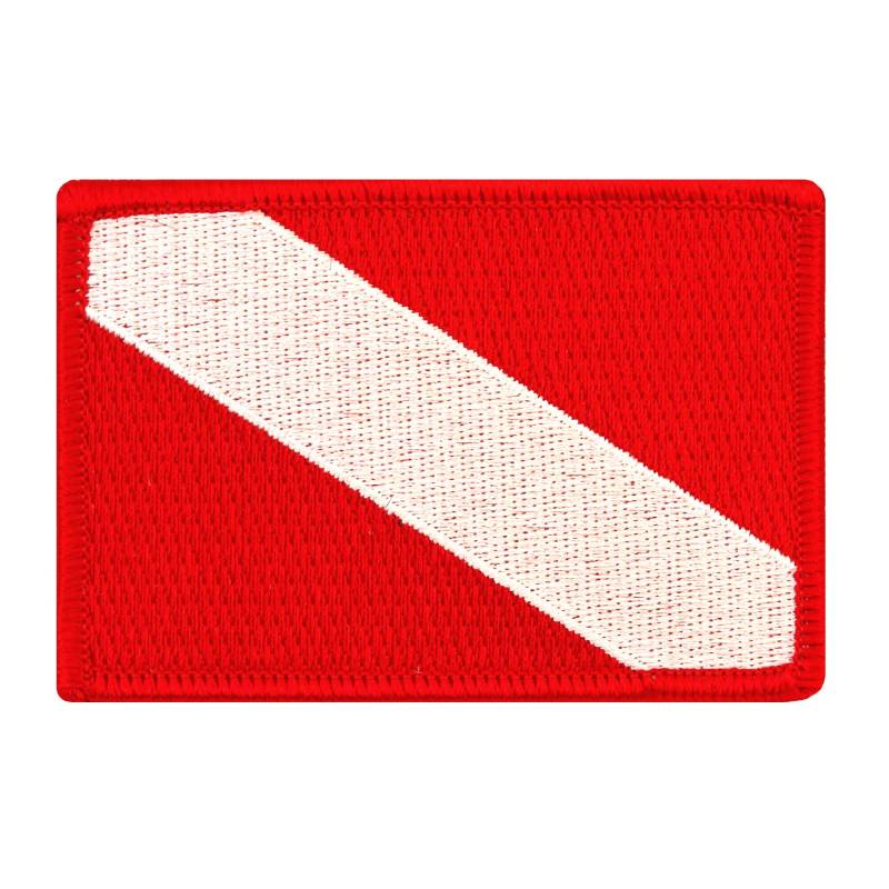 Taucher Flagge Patch Scuba Diving Gesticktes Bügelbild Emblem von SouvenirPatch