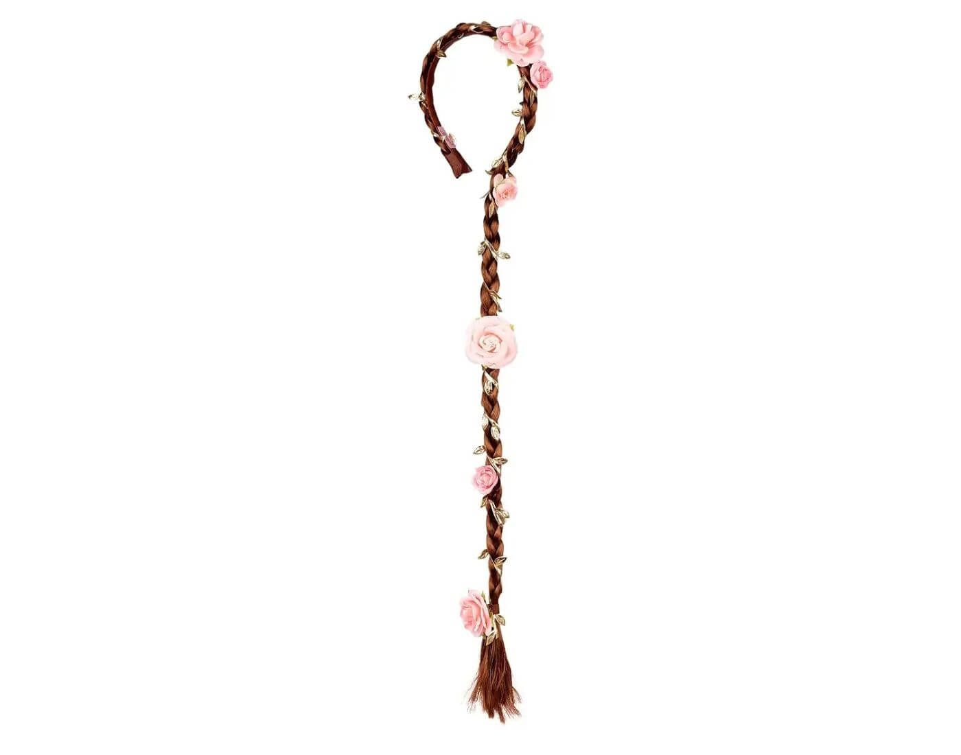 Souza for Kids® Haarreif Haarreif mit braunem Zopf und Blüten von Souza for Kids®