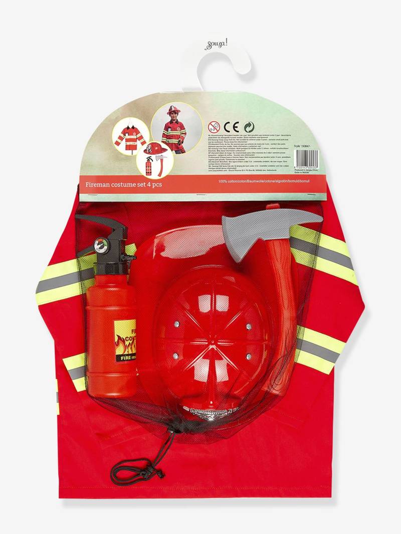 Kostüm-Set FEUERWEHR mit Zubehör Kinder SOUZA Kostüm-Set FEUERWEHR mit Zubehör Kinder SOUZA von Souza