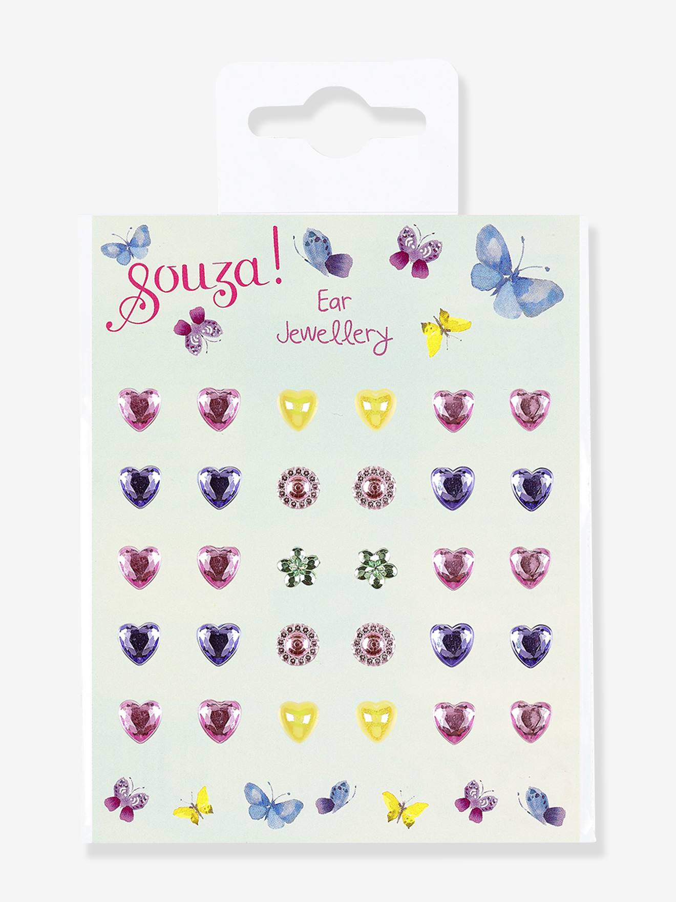 Ohrsticker Set SCHMETTERLING selbstklebend Kinder SOUZA Ohrsticker Set SCHMETTERLING selbstklebend Kinder SOUZA von Souza