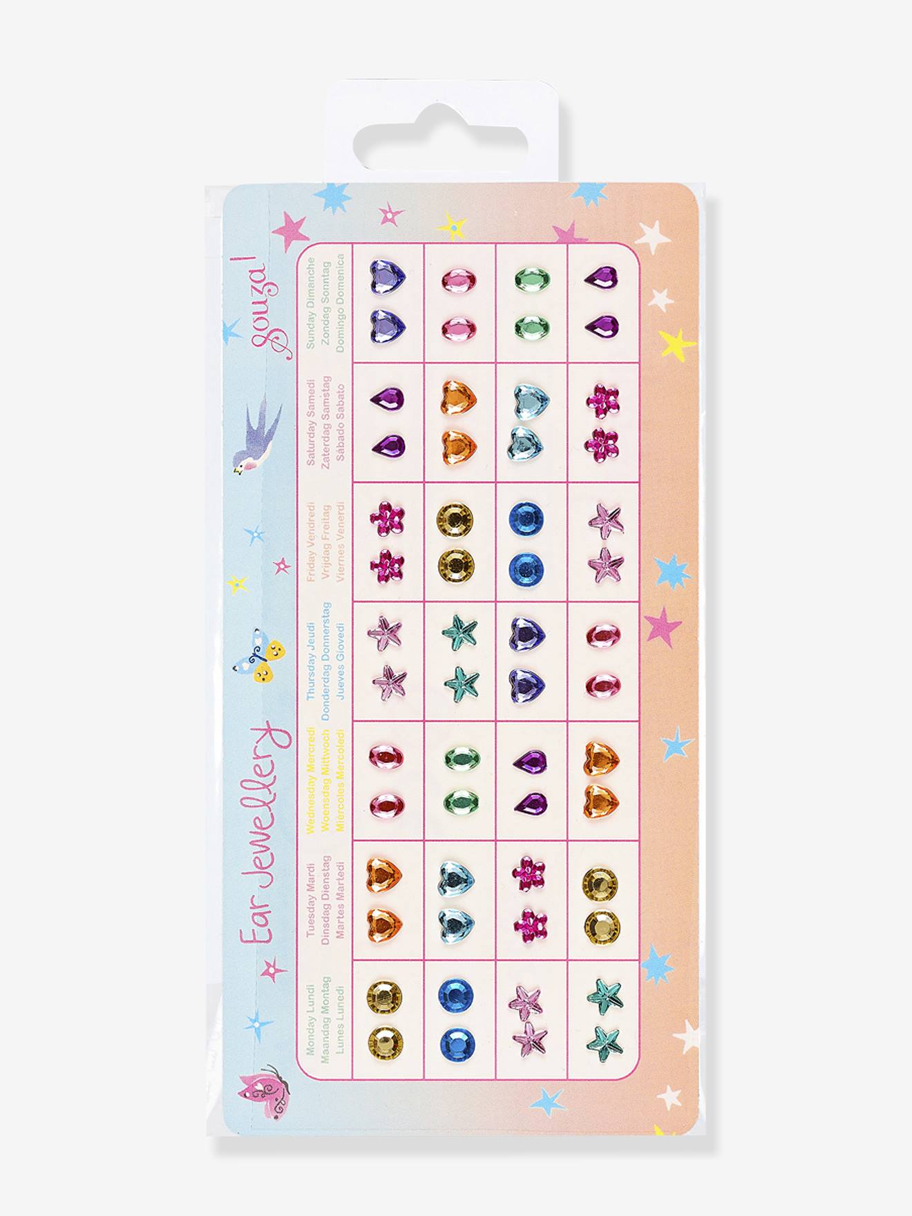 Ohrsticker Set WOCHENTAGE selbstklebend Kinder SOUZA Ohrsticker Set WOCHENTAGE selbstklebend Kinder SOUZA von Souza