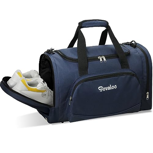 Sovaloo Sporttasche & Reisetasche für Damen und Herren - Gym Bag mit Schuhfach und Nassfach - Ideal für Sport, Fitness und Reisen (Blau, 40L)… von Sovaloo