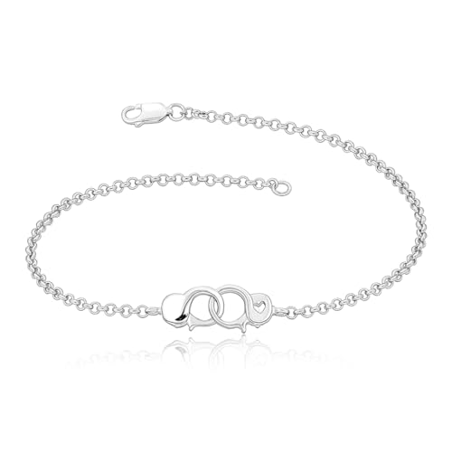 Sovats Damen Handschellen Kette-Armband, Größe 17.5 von Sovats