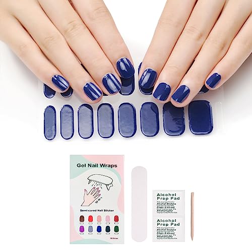 Gellae Gel Nail Stickers, Gellae Gel Nail Stickers with UV Light, Nail Stickers for Nail Art, DIY Semicured Gel Nail Sticker Kit, Long Lasting Gel Nail Stickers for Women (#109) von Sovtay