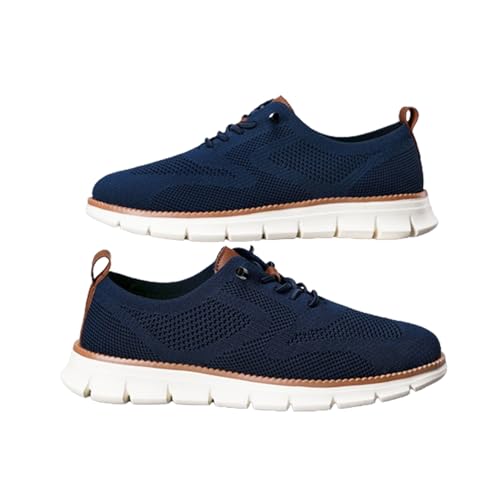 Herrenschuhe Wearbreeze, Urban - Ultra Bequeme Schuhe, Ultra Schuhe Männer, Wearbreeze Breeze Schuhe, Herren Wearbreeze Schuhe Leis, Herren Slip on Arch Support Bootsschuhe (Dark Blue,48) von Sovtay