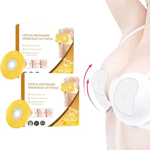 Moondor Kristallprotein Bienengift Bust Lift Pflaster,Moondor Crystal Protein Bee Venom Bust Lift Patch,Dyceco Brustvergrößerungspflaster,Natürliches Brustnährendes Straffendes (20pcs) von Sovtay
