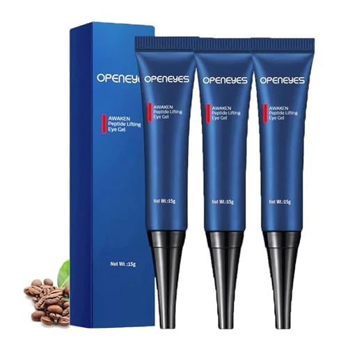 Openeyes - Verjüngendes Augen-Lifting-Gel Für Männer Und Frauen, 15g Open Eyes Augengel, Lovilds Erwachen Peptid-Straffendes Augengel, Lovilds Awaken Eye Gel, Anti-Augenringe-Creme (45g) von Sovtay