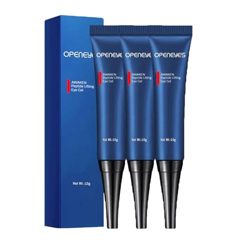 Openeyes - Verjüngendes Augen-Lifting-Gel Für Männer Und Frauen, OPENEYES Awaken Peptide Lifting Eye Gel, Openeyes Erwachen Peptid-Straffendes Augengel, OpenEyes Augengel (3pcs) von Sovtay