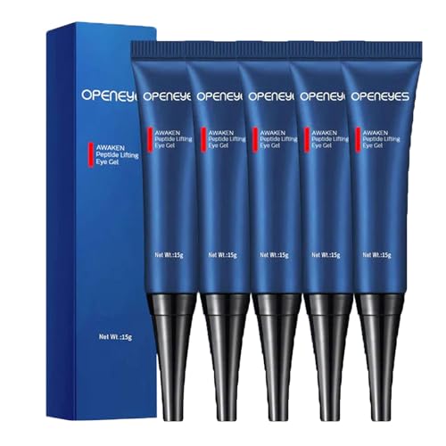 Openeyes - Verjüngendes Augen-Lifting-Gel Für Männer Und Frauen, OPENEYES Awaken Peptide Lifting Eye Gel, Openeyes Erwachen Peptid-Straffendes Augengel, OpenEyes Augengel (5pcs) von Sovtay