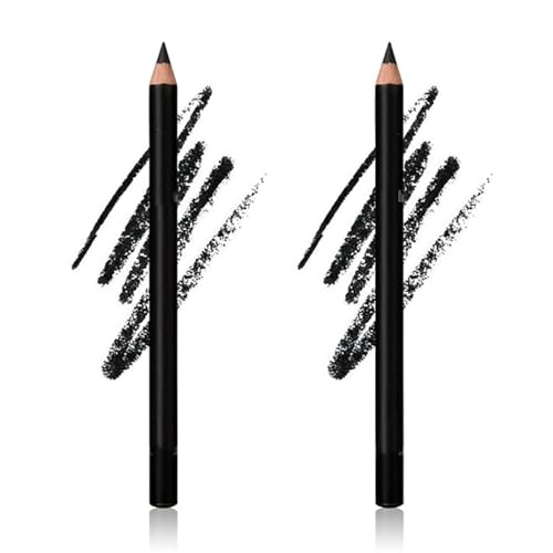 Slimdescent Eyeliner, Systemous 24 Stunden wasserfester Eyeliner, Doppelt anspitzbarer Kajalstift, 2-in-1-Eyeliner und Augenbrauenstift, Verschmiert nicht, verblasst nicht (02#) von Sovtay