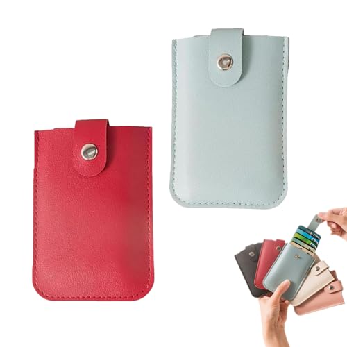 Sovtay Pickedy Card Organizer, Pull Out Credit Card Holder, Business Card Holder Wallet, Credit Card Holders for Women (2PCS-a) von Sovtay