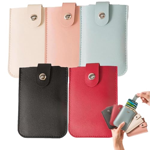 Sovtay Pickedy Card Organizer, Pull Out Credit Card Holder, Business Card Holder Wallet, Credit Card Holders for Women (5PCS) von Sovtay