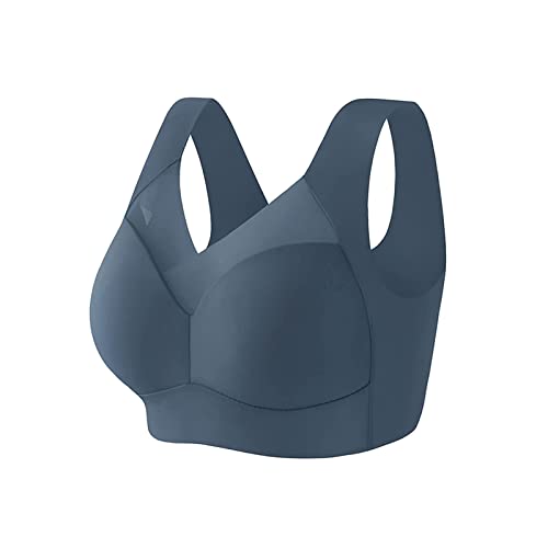 Wmbra Haltungskorrektur Bh Für Seniorinnen, Wmbra Bh Für Seniorinnen, Wmbra Bügelloser Bh, Wmbra Büstenhalter, Wmbra Lymph Pflege Turmalinfaser Bh Push up Bh Ohne Bügel Für Frauen (Color 2,2XL) von Sovtay