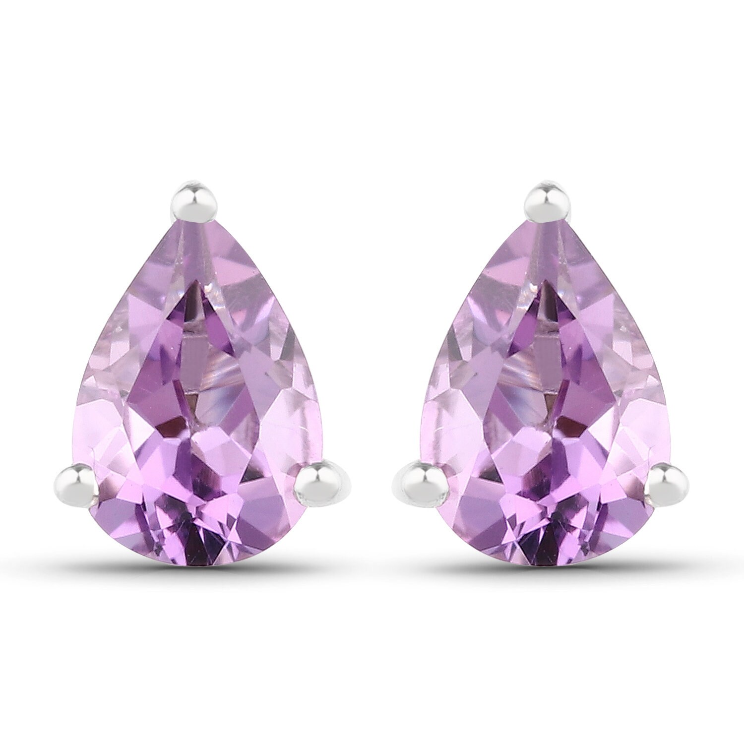 1, 25 Karat Echte Amethyst.925 Sterling Silber Ohrringe 1, 25 Karat Echte Amethyst.925 Sterling Silber Ohrringe von Sowfinds