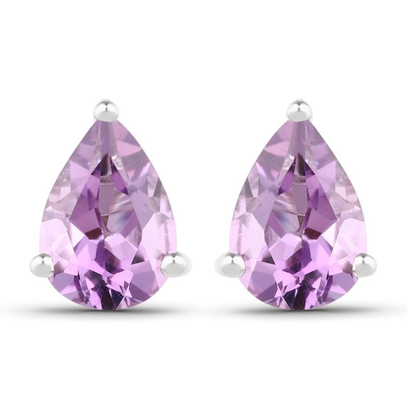 1, 25 Karat Echte Amethyst.925 Sterling Silber Ohrringe 1, 25 Karat Echte Amethyst.925 Sterling Silber Ohrringe von Sowfinds