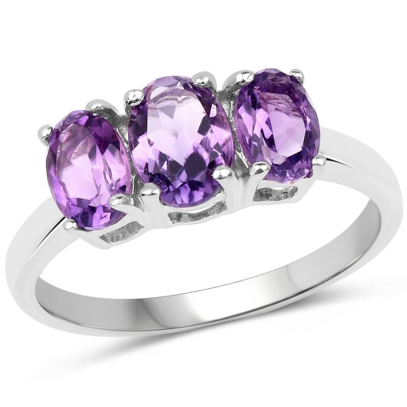 1.66 Karat Echter Amethyst .925 Sterling Silber Ring 1.66 Karat Echter Amethyst .925 Sterling Silber Ring von Sowfinds