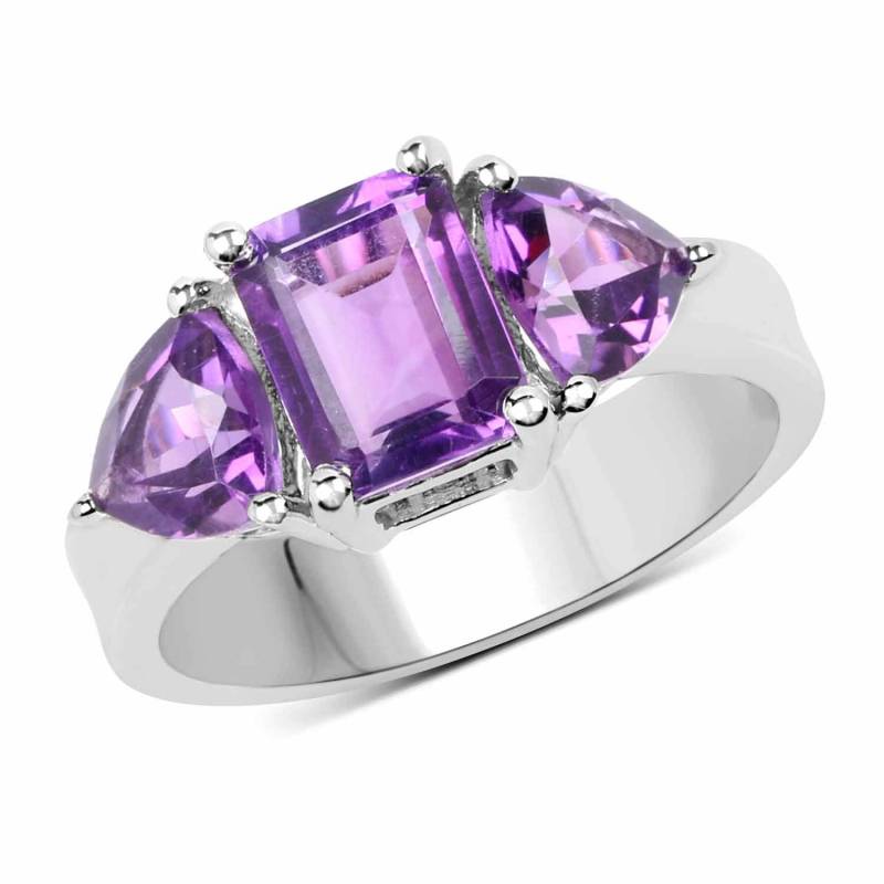 2.30 Karat Echte Amethyst.925 Sterling Silber Ring 2.30 Karat Echte Amethyst.925 Sterling Silber Ring von Sowfinds