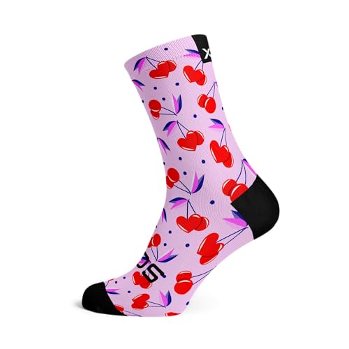 Sox Footwear Cherry Pink Crew Socks (Medium) von Sox Footwear