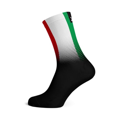 Sox Footwear Italy Flag Crew Socks (Large) von Sox Footwear
