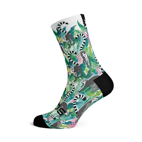 Sox Footwear Lemur Crew Socks (Large) von Sox Footwear
