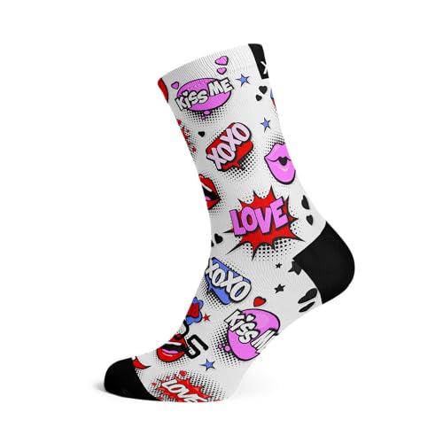 Sox Footwear Love Struck Crew Socks (Medium) von Sox Footwear