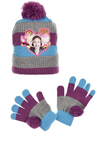 Disney Soy Luna Mütze und Handschuhe (blau, 52) von Soy Luna