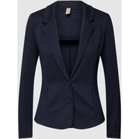 Soyaconcept Blazer mit seitlichen Eingrifftaschen Modell 'Daniela' in Dunkelblau, Größe L von Soyaconcept